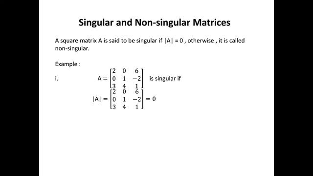 Lecture 9: Singular and Non - Singular matrices in Urdu / Hindi. смотреть онлайн