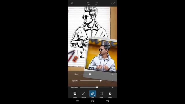Creative Pencil Sketch Photo Editing || Picsart Editing New Style - DL One Vlogs смотреть онлайн