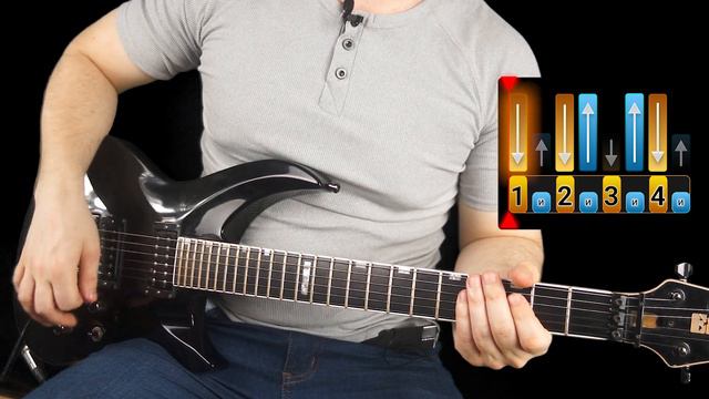 Как играть боем на гитаре. Урок для начинающих. Как разбирать песни. Как соединить бой с аккордами. смотреть онлайн