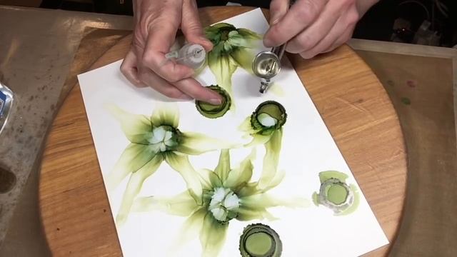 Lucky #7: An alcohol ink tutorial смотреть онлайн