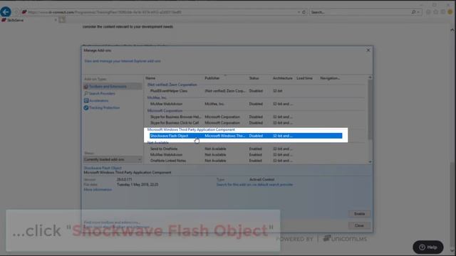 Enabling Flash on Internet Explorer смотреть онлайн