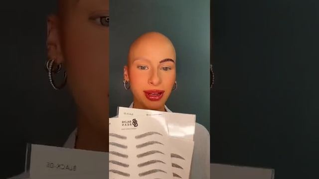 HOW TO APPLY THE BALDIE BROW #browtransfer #browhelp #temporarytattoo #eyebrowtatoo #bald #alopecia смотреть онлайн