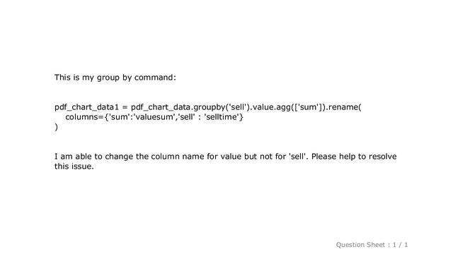 Pandas : renaming columns after group by and sum in pandas dataframe смотреть онлайн