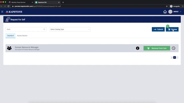 Kapstone Intelligent Access Request for Oracle Identity Cloud Service смотреть онлайн