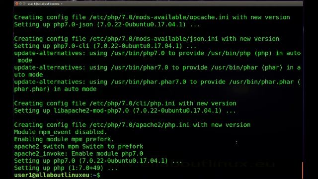 How to run php in Ubuntu смотреть онлайн