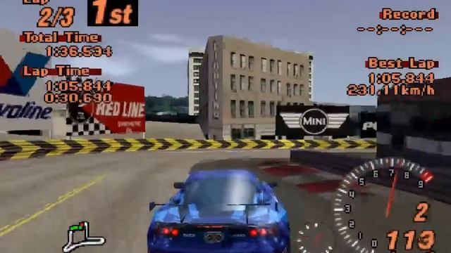 Gran Turismo 2 (PS1) - Mazda RX-7 GT-C LM смотреть онлайн