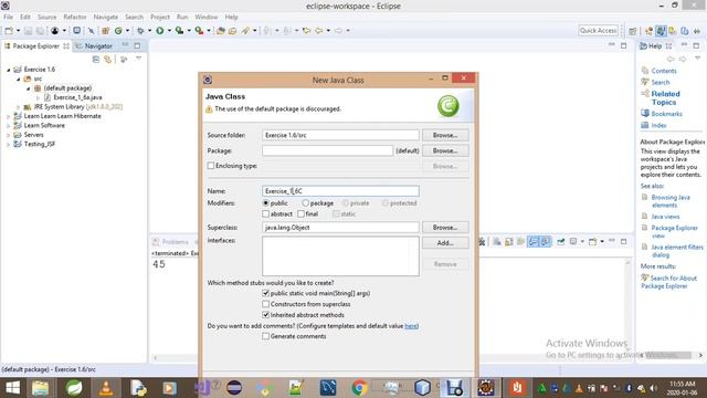 Introduction To Java Programming Exercise 1 6c смотреть онлайн