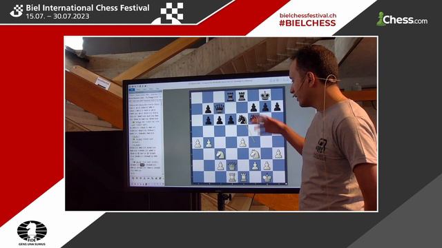 ISF Biel 2023 GMT Round 7 - Analysis with Bassem Amin смотреть онлайн