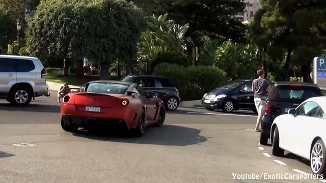 Red Ferrari 599 GTB Fiorano Mansory Stallone - 1080p HD смотреть онлайн