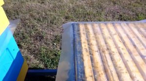 Проливаю пчел щавелевой кислотой. Очередная обработка!