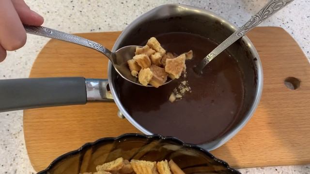 Сладкая колбаска из печенья и какао-Очень вкусный десерт ? смотреть онлайн