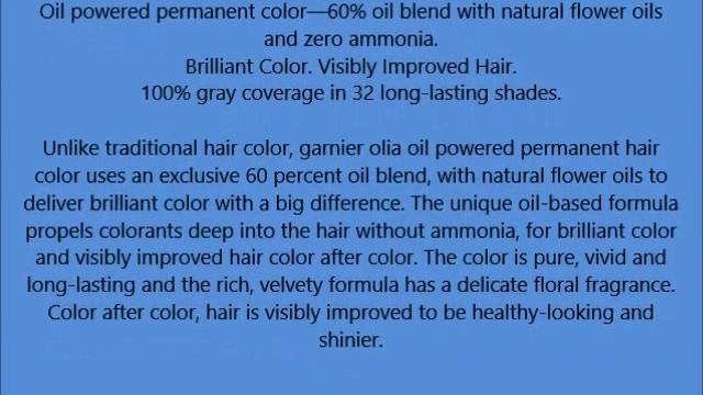 Garnier Olia Oil Powered Permanent Hair Color, 9 03 Light Pearl Blonde Packaging May Vary