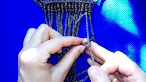 Вертикальная брида из репсовых узлов. Как плести бриду в макраме