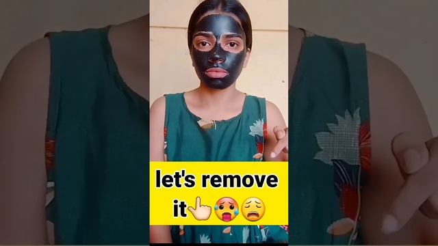 removing painful charcoal mask cream || removing blackheads??? #trending #ytshorts #youtuber #fasio смотреть онлайн