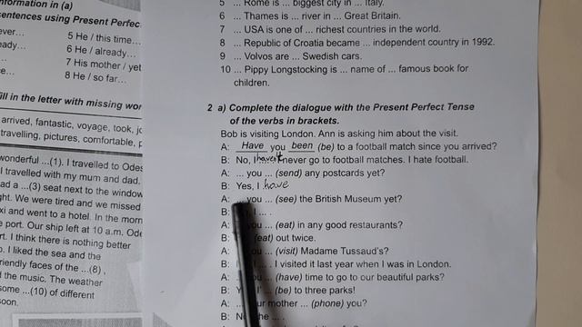 Відеоурок англійська мова 6 клас. Look Back! 180, 181.