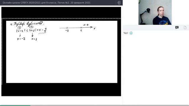 Онлайн-школа СПбГУ 2020/2021. 9 класс. Математика. 20 февраля 2021 смотреть онлайн