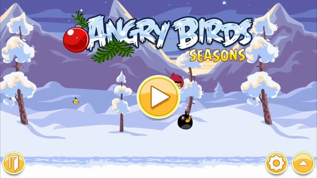 Angry Birds SEASONS wreck the halls theme soundtrack | angry birds seasons xmas(2011) theme смотреть онлайн