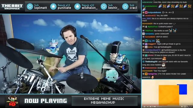 EXTREME MEME MUSIC MEGAMASHUP ON DRUMS! смотреть онлайн