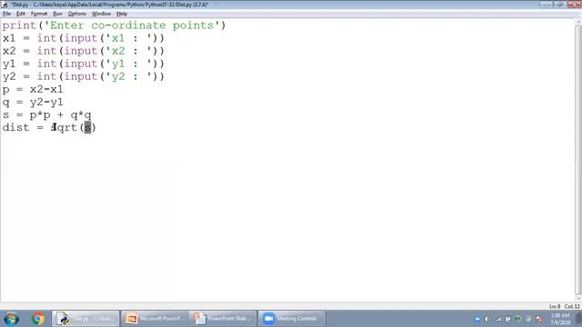 Find Distance between two points смотреть онлайн