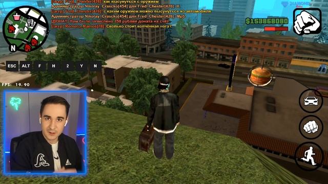 НОВЫЙ DIAMOND MOBILE! ЗАШЁЛ С ТЕЛЕФОНА В GTA SAMP ANDROID - КАК ИГРАТЬ? смотреть онлайн