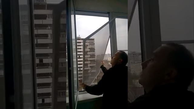 Снятие и установка москитной сетки на балконе смотреть онлайн