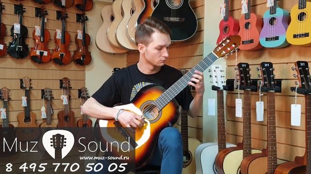 Классическая гитара Fabio FAC-504 SB смотреть онлайн