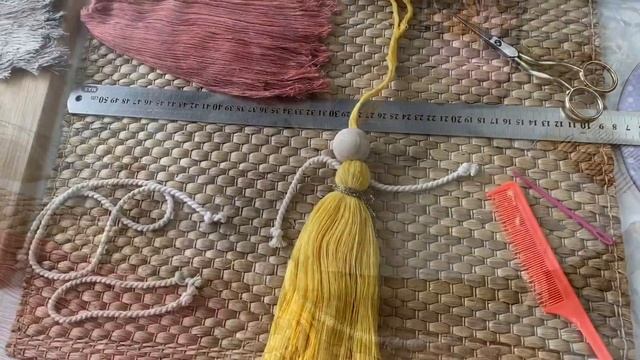 Makrome İpten Duvar Süsü Yapımı | Makrome İpten Bebek Yapımı | Macrame Doll DIY ✨ смотреть онлайн