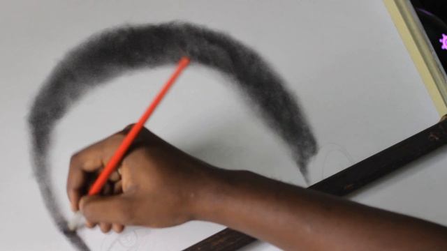 SIMPLEST WAY TO DRAW REALISTIC AFRO/NATURAL HAIR смотреть онлайн