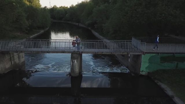 Плотина в Свиблово с коптера DJI Mavoc Pro 17.05.2018 смотреть онлайн