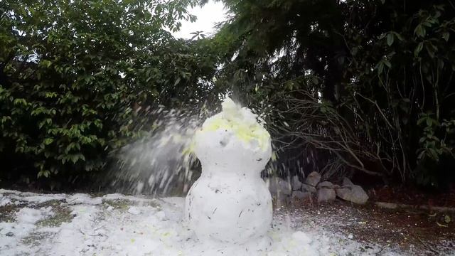 Снеговик Vs 500 шаров