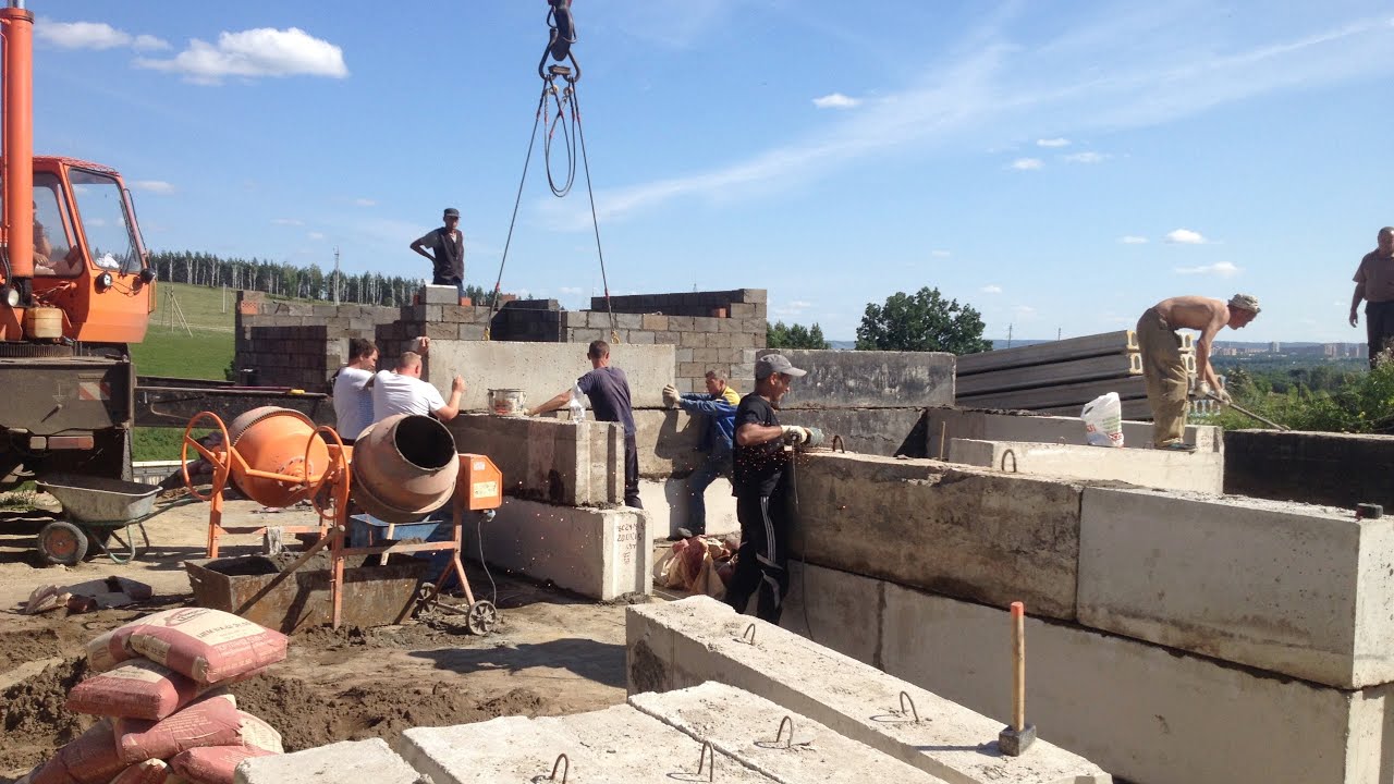 Фундамент на дом из газобетона! Цена вопроса? ?