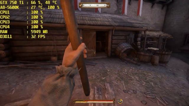 Kingdom Come: Deliverance|GTX 750 ti|AMD A8 5600K|8GB RAM смотреть онлайн