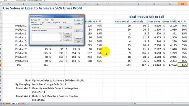 How to Use the Solver Tool in Excel смотреть онлайн