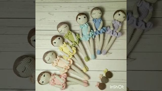 Процесс вязания куколок балериной Анабэль смотреть онлайн