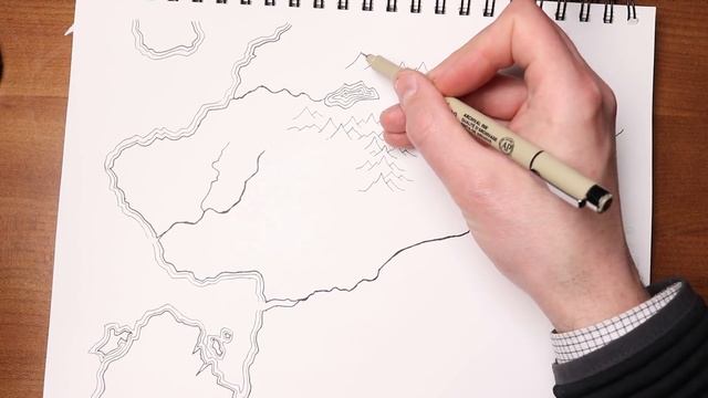 Drawing A Map in Tolkien/Middle-earth Style смотреть онлайн