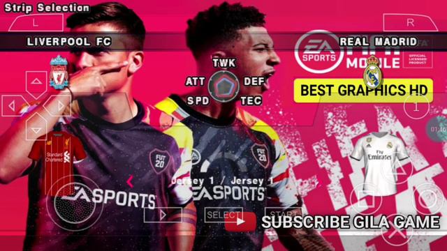 FIFA 2020 PPSSPP ANDROID ATUALIZADO OFFILINE 700mb GAMEPLAY