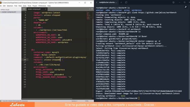 Cómo instalar Workbench usando Docker-compose смотреть онлайн
