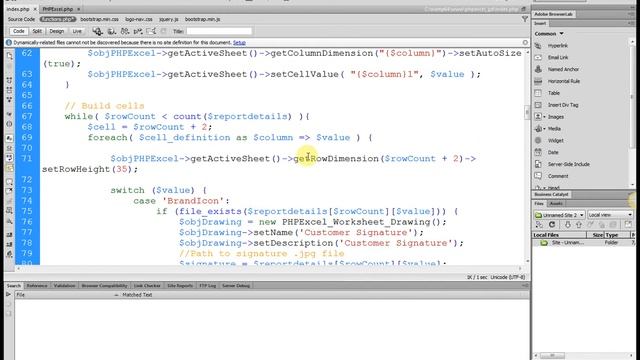 PHP Excel Export with Image Demo смотреть онлайн