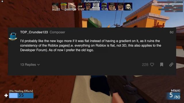 NEW roblox studio logo!! смотреть онлайн