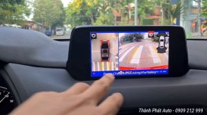 Camera 360 Độ DCT Mazda CX5 Lắp Tích Hợp Vào Màn Hình Zin