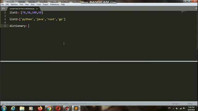 How To convert Two lists To Dictionary using Zip function in Python | interview Programs | priyansh смотреть онлайн