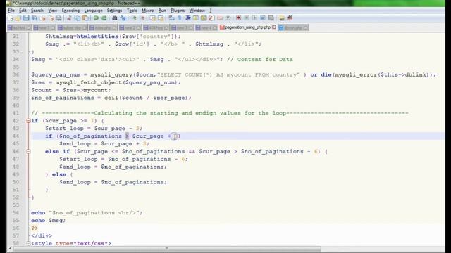Create Pagination with PHP and Mysqli смотреть онлайн