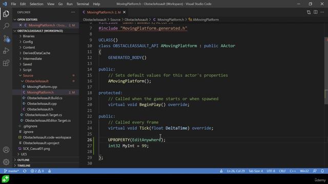 43 - UPROPERTY Variables смотреть онлайн