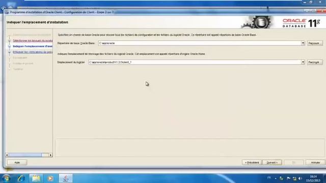 Installation-Oracle-Client (domaine d'application VMWARE) смотреть онлайн