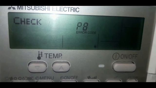 MISTUBISHI THRMOSTAT ERROR P8 CODE смотреть онлайн