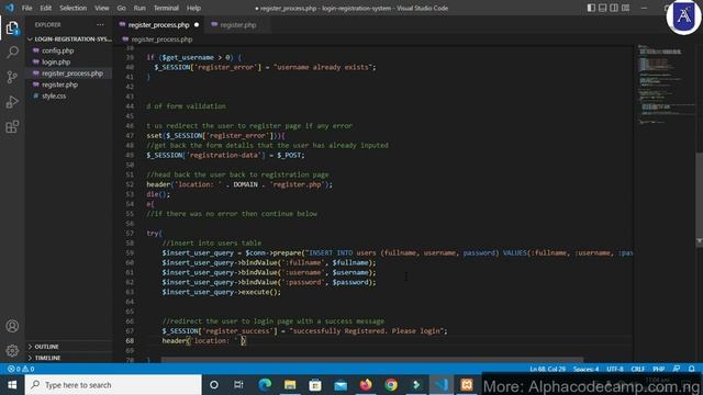 How to create a secure Login and registration system in PHP and MySQL database смотреть онлайн