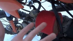 Как правильно установить фару на питбайк#2