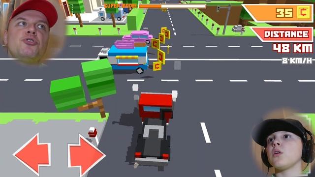 Столкновение МАШИН в CROSSY BRAKES!!! Не Разбей ГРУЗОВИК ПЕРЕКРЕСТКЕ смотреть онлайн