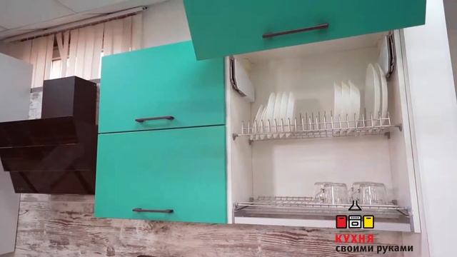 Цветная современная кухня / Видеообзор кухни смотреть онлайн