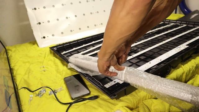 Como Cambiar leds A Tv Chino Hyundai Olimpo (Como desarme muy facil..TIRAS LEDS ORIGINALES смотреть онлайн